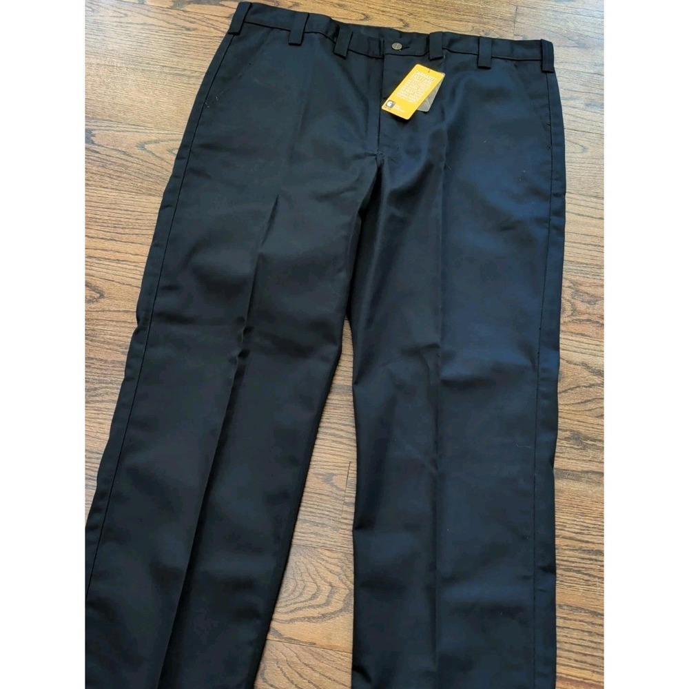 NWT Carhartt Black Relaxed Fit Twill Utility Work Pants Men's 44x34 B290